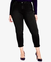 Avenue Plus Stretch Girlfriend Tall Length Jean