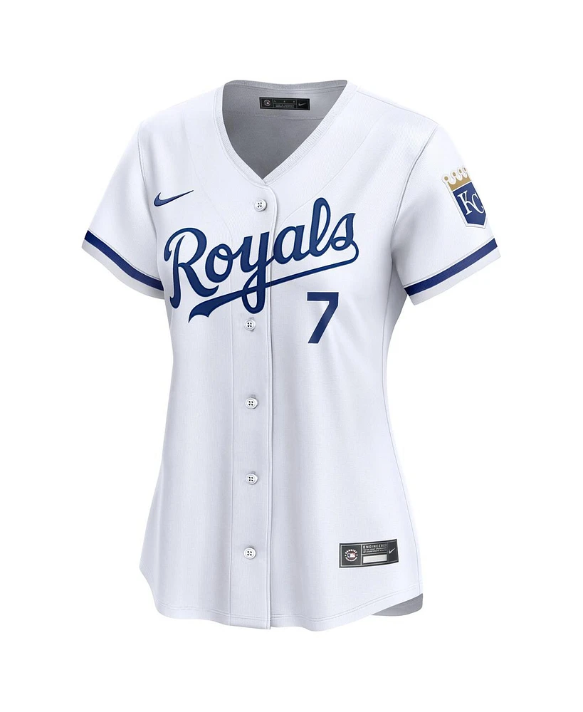 Women's Nike Bobby Witt Jr. White Kansas City Royals Home Limited Player Jersey