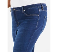 Style & Co Plus Mid-Rise Slim-Leg Stretch Jeans