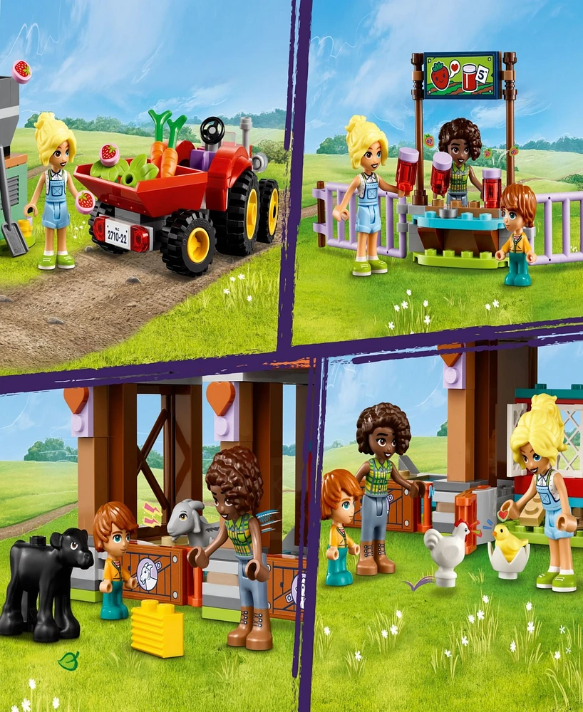 Lego Friends Farm Animal Sanctuary and Tractor Toy 42617, 489 Pieces