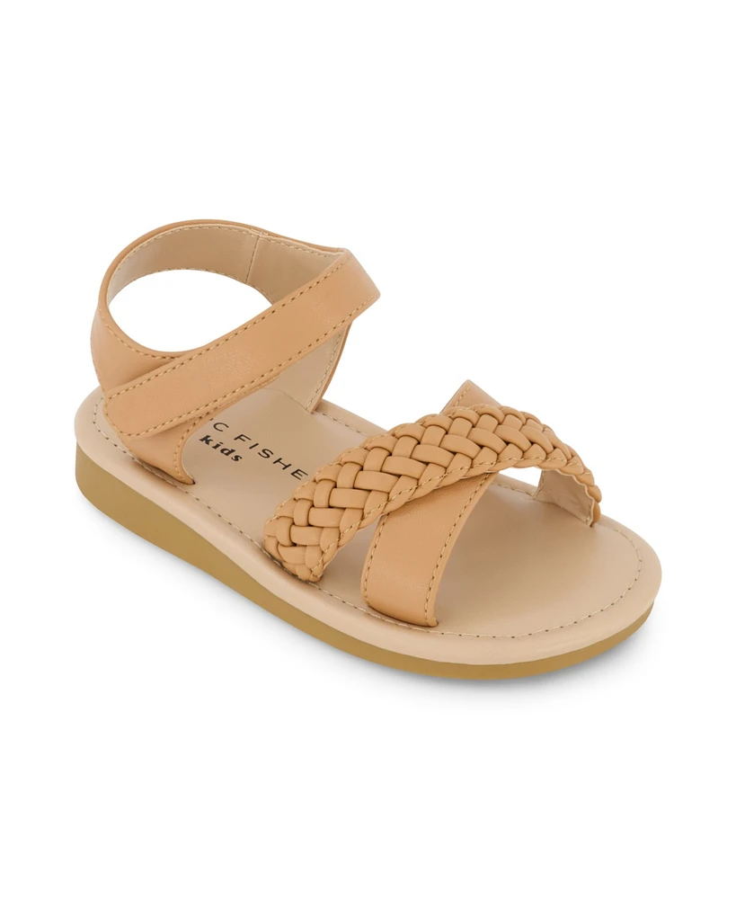 Marc Fisher Toddler Girls Apple Braid Strap Sandals