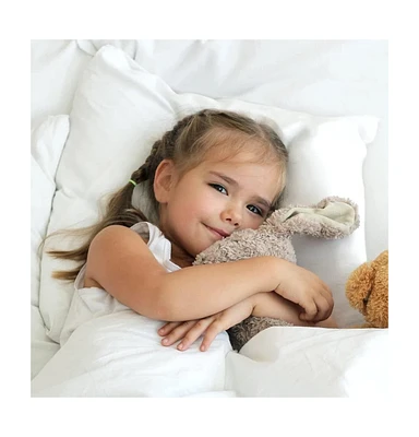 Continental Bedding Firm Toddler Pillow 550 Fill Power 100% Down Fill 13x18 Inch