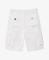 Boy's Belted Twill Cargo Shorts