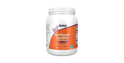 Now Foods Sunflower Lecithin Pure Powder, 1 lb