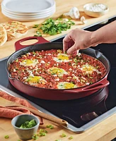 Rachael Ray Nitro Cast Iron 14" Skillet with Side Handles