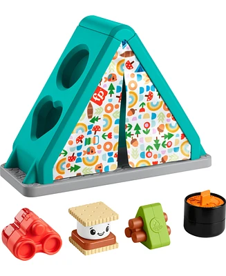 Fisher Price More Shapes Camping Tent Baby Toy, 5-Pieces - Multi