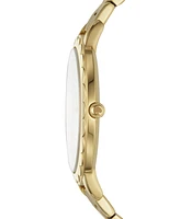 kate spade new york Women's Morningside Scallop Three-Hand Gold-Tone Stainless Steel Watch 38mm, KSW1494