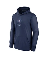 Men's Nike Navy Chicago Cubs City Connect Practice Performance Pullover Hoodie