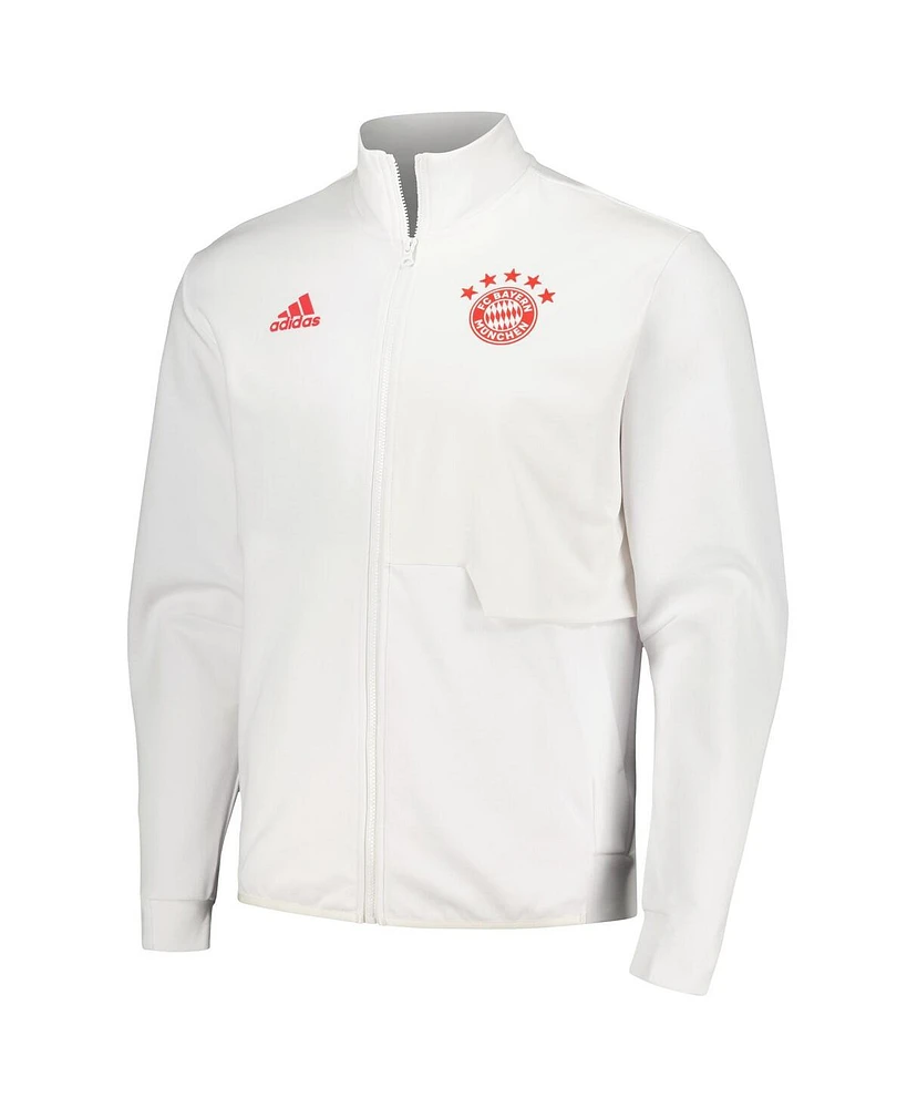 Men's adidas White Bayern Munich 2023/24 Anthem Full-Zip Jacket