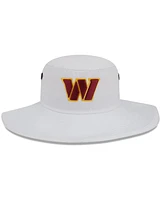 Men's New Era White Washington Commanders 2023 Nfl Training Camp Panama Bucket Hat