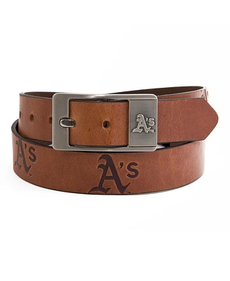 Men's Oakland Athletics Brandish Leather Belt