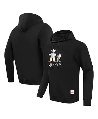 Men's Freeze Max Black The Simpsons Krusty Not A Role Model Pullover Hoodie