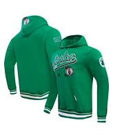 Men's Pro Standard Kelly Green Boston Celtics Script Tail Pullover Hoodie