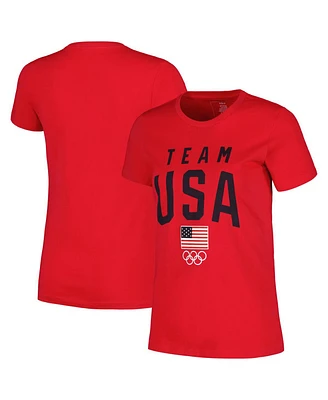 Women's Red Team Usa T-shirt