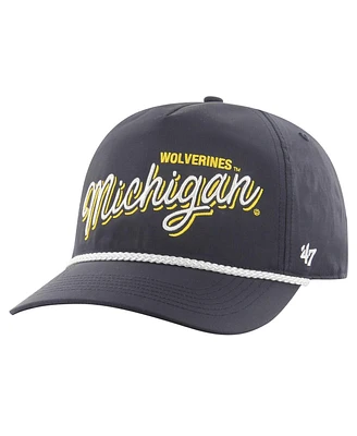 Men's '47 Brand Navy Michigan Wolverines Fairway Hitch Adjustable Hat