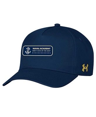 Men's Under Armour Navy Navy Midshipmen 2023 Sideline Adjustable Hat