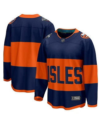 Men's Fanatics Navy New York Islanders 2024 Nhl Stadium Series Breakaway Jersey