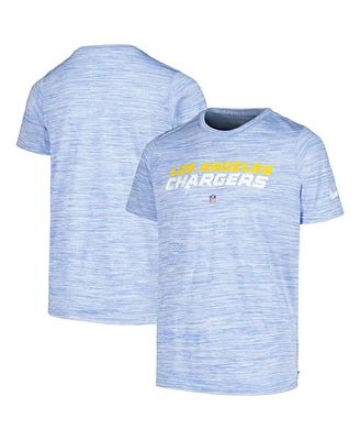 Big Boys Nike Powder Blue Los Angeles Chargers Sideline Velocity Performance T-shirt