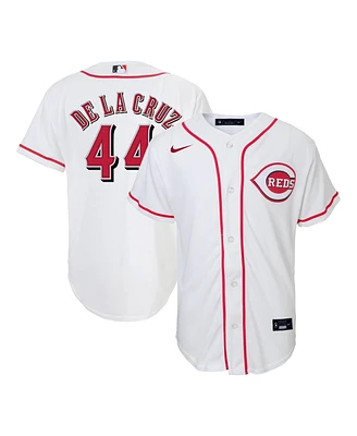 Toddler Boys Nike Elly De La Cruz White Cincinnati Reds Home Replica Jersey