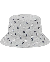 Toddler Boys and Girls New Era Heather Gray Penn State Nittany Lions Critter Bucket Hat