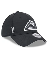 Men's New Era Colorado Rockies 2024 Clubhouse 39THIRTY Flex Fit Hat