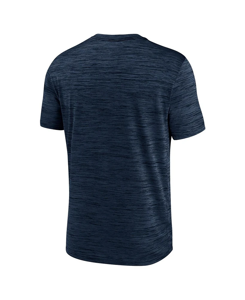 Men's Nike Navy Chicago Cubs City Connect Practice Velocity Performance T-shirt