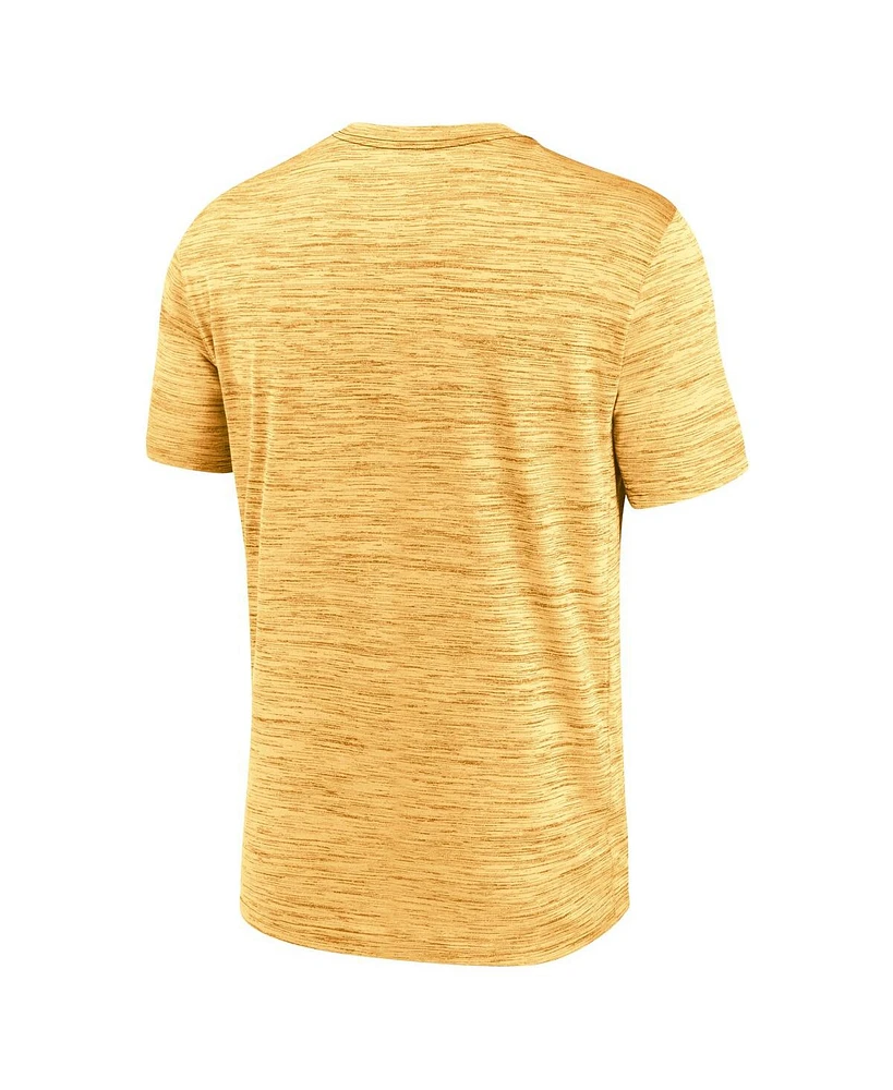 Men's Nike Gold Boston Red Sox City Connect Practice Velocity Performance T-shirt