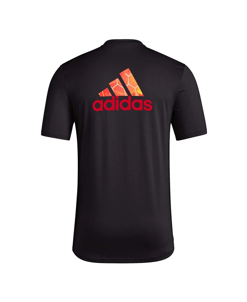 Men's adidas Black New York Red Bulls Local Pop Aeroready T-shirt