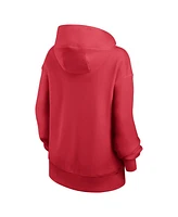 Women's Nike Red Barcelona Drac Pack Oversized Phoenix Fleece Pullover Hoodie
