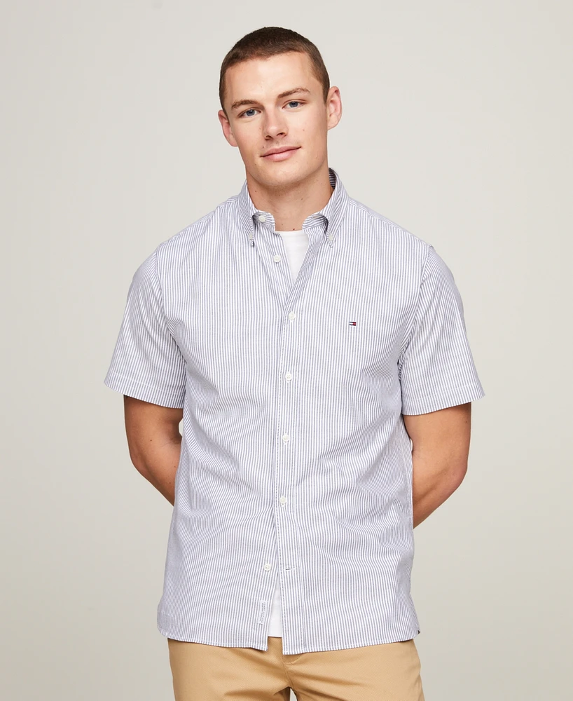 Tommy Hilfiger Men's Regular-Fit 1985 Flex Oxford Shirt