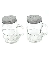 Circleware Yorkshire Set Of 2 - 5 oz Mason Jar Salt and Pepper Shakers