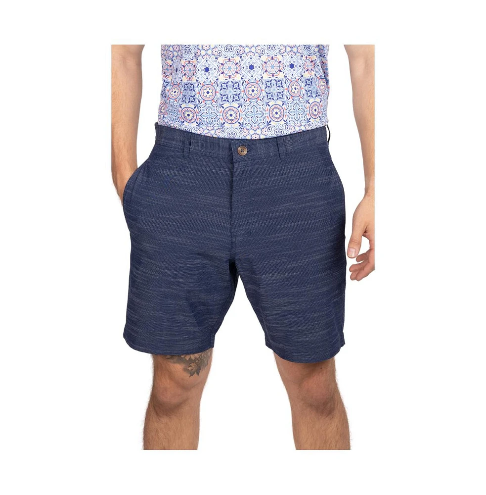 Tailorbyrd Men's Textured Performance Shorts