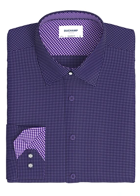 Duchamp London Men's Neat Dress Shirt