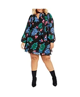 Plus Blakely Print Dress