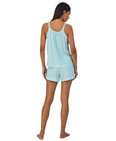 Lauren Ralph Women's 2-Pc. Double-Strap Boxer Pajamas Set