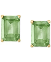 Effy Green Quartz (1-9/10 ct. t.w.) Stud Earrings in 14k Gold