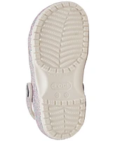 Crocs Toddler Girls Classic Glitter Clogs from Finish Line