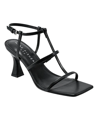 Marc Fisher Ltd Women's Dennie Square Toe Strappy Dress Sandals