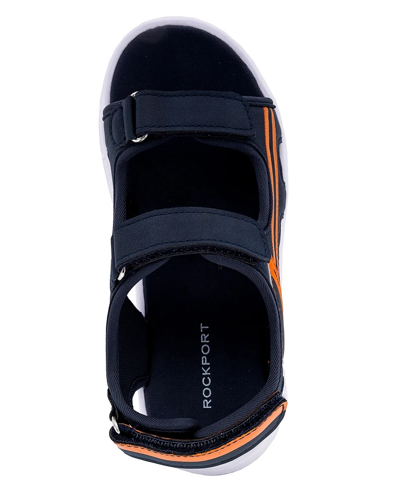 Rockport Little and Big Boys Rodney Open Toe Flat Sandals
