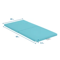 ECR4Kids SoftZone Folding Rainbow Rest Mats, Earthtone, 5-Piece