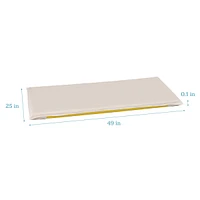 ECR4Kids Rest Mat Sheet, White, 10-Pack