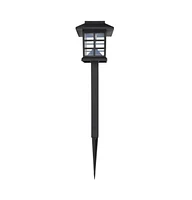 Outdoor Solar Lamp Led Light Set 12 pcs with Spike 3.4"x3.4"x15"