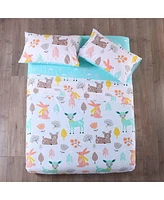 MarCielo 100% Girls Cotton Kids Bed Sheet Set - Full