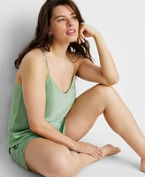 State of Day Women's Crepe de Chine Cami Short Pajama Set