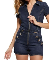 Guess Women's Janae Denim Romper