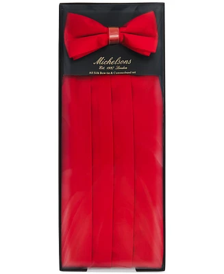 Michelsons of London Bow Tie & Cummerbund Set