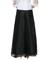 Alex Evenings Women's Organza Maxi Ball Skirt