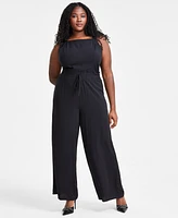 Bar Iii Trendy Plus Pull-On Wide-Leg Pants, Created for Macy's