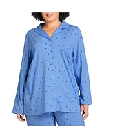 Plus Button Star Sleep Top