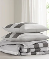 510 Design Blake Stripe Textured Print 3-Pc. Comforter Set, King/California King